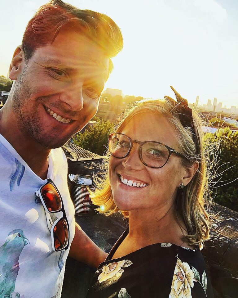 Här är vi, elina och dennis!
