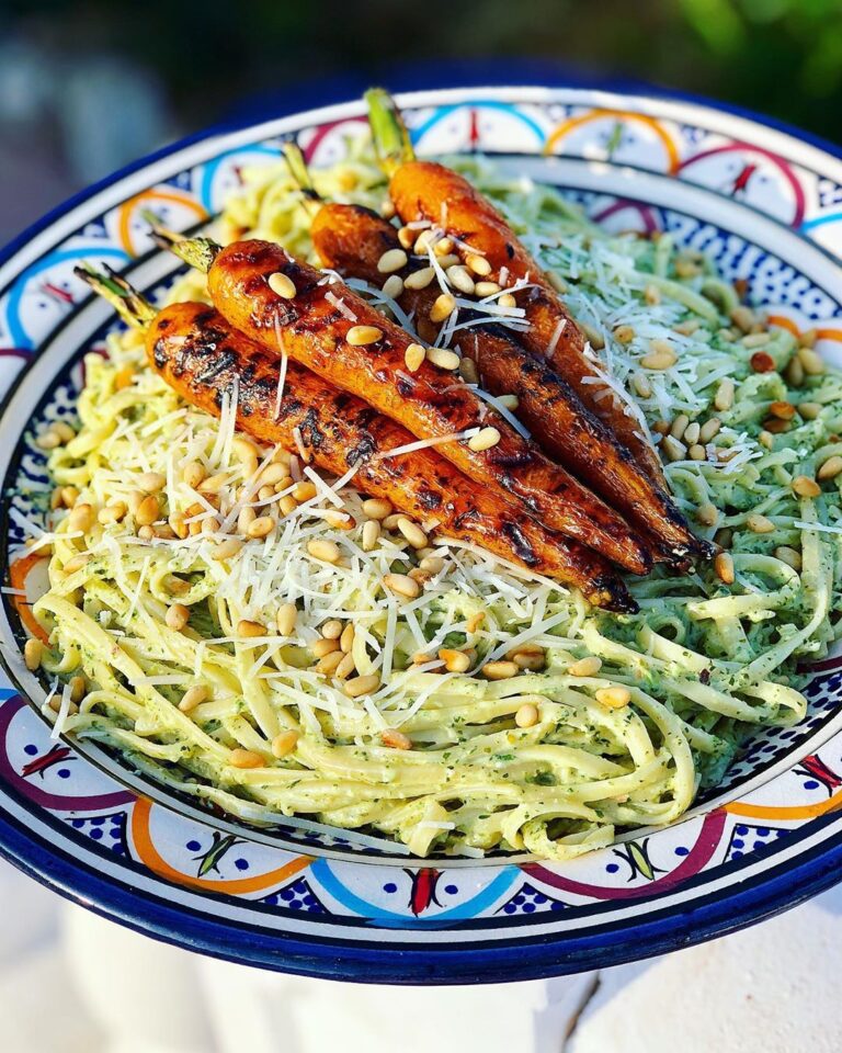 Morotsblastpesto