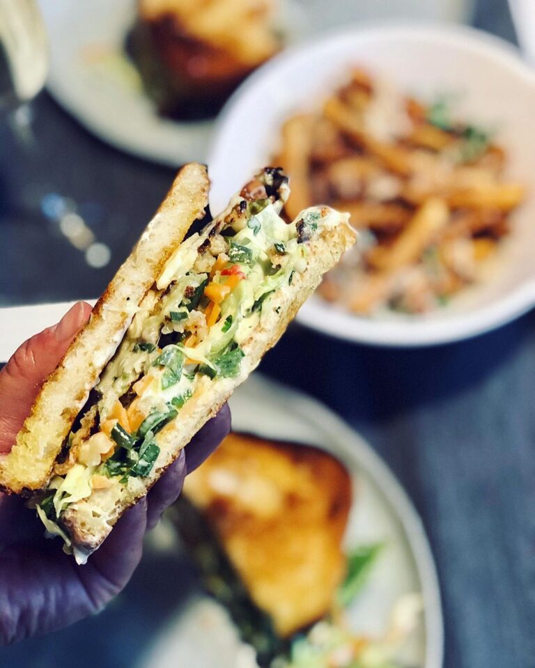Shiitake- och cheddarburgare