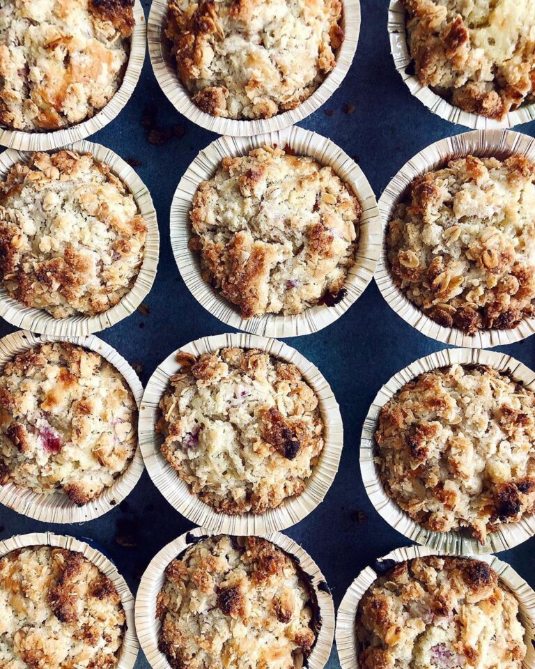 Rabarbermuffins