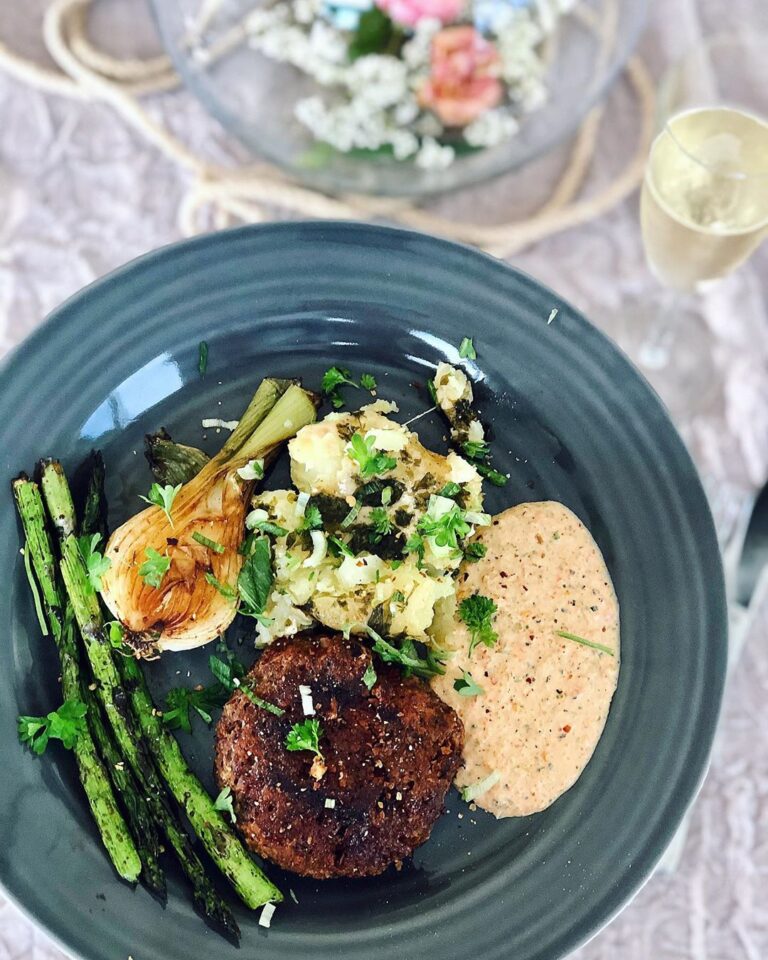 Grillad purjolökssås