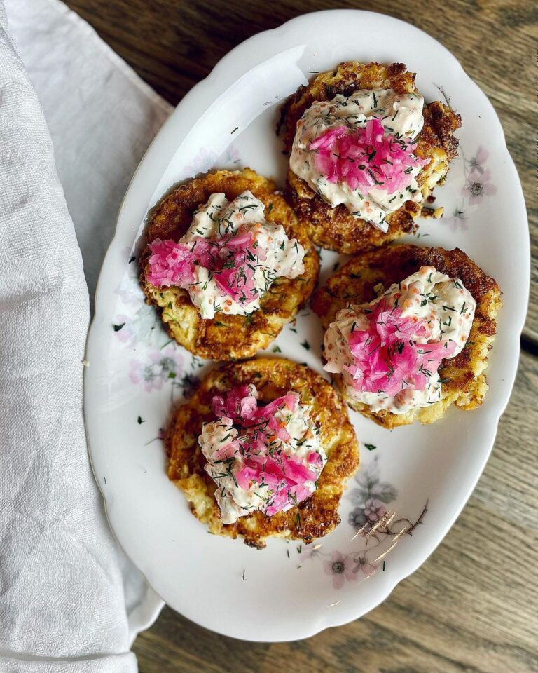 Glutenfria ost- och blomkålsplättar