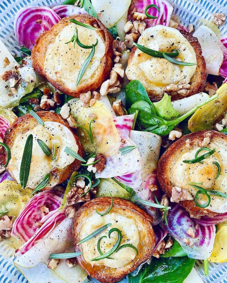 Chèvre chaud sallad