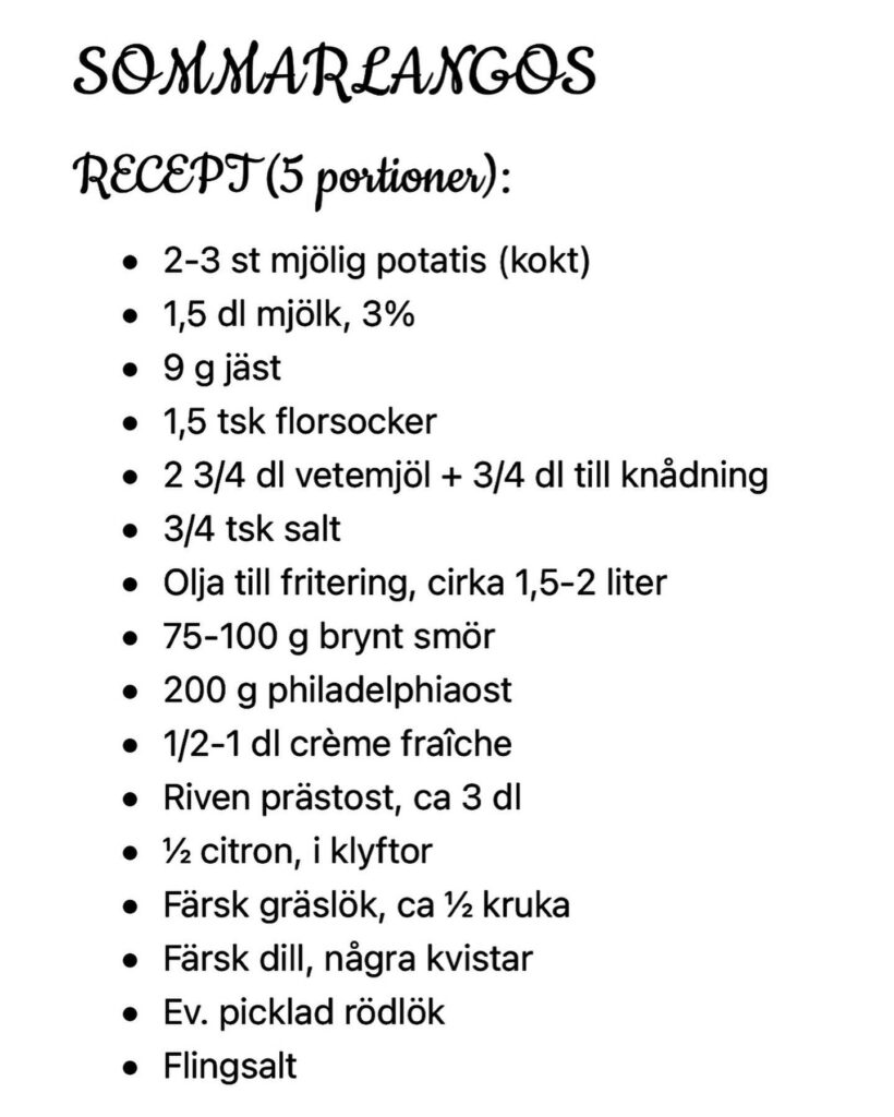 Sommarlangos