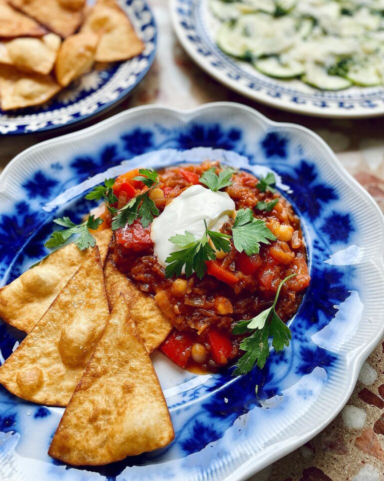 Chili con aubergine